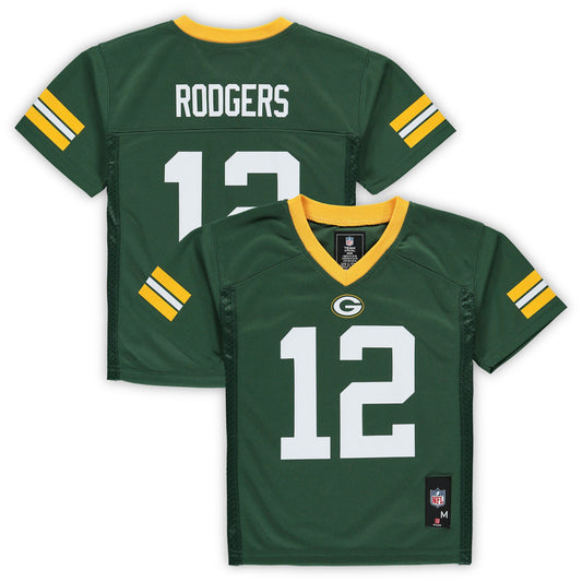 Aaron Rodgers Green Bay Packers Preschool Replica Player Jersey - Green