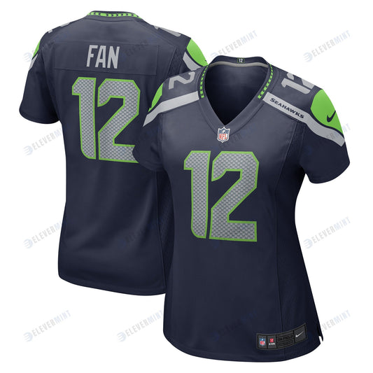 12th Fan Seattle Seahawks Women's Game Jersey - College Navy