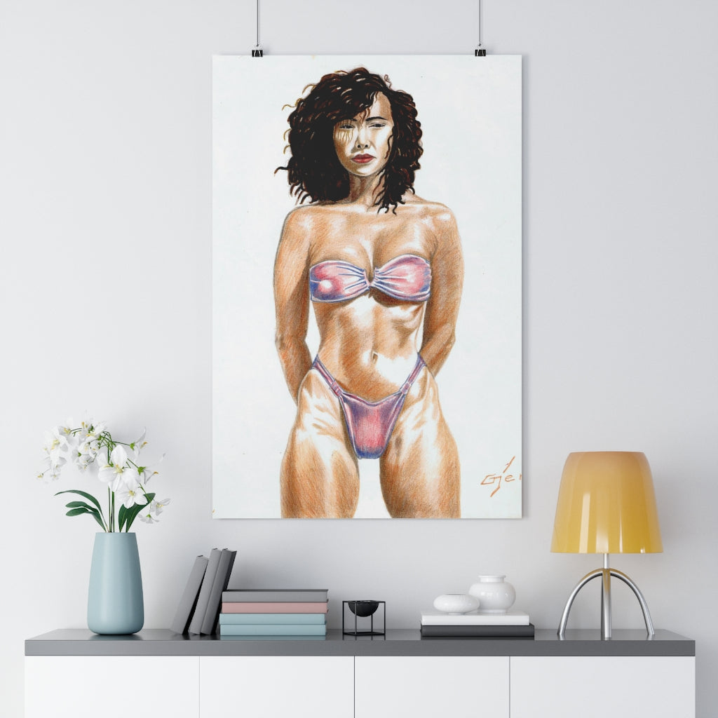 Bikini Model: Giclée Art Print
