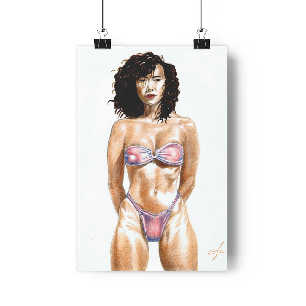 Bikini Model: Giclée Art Print